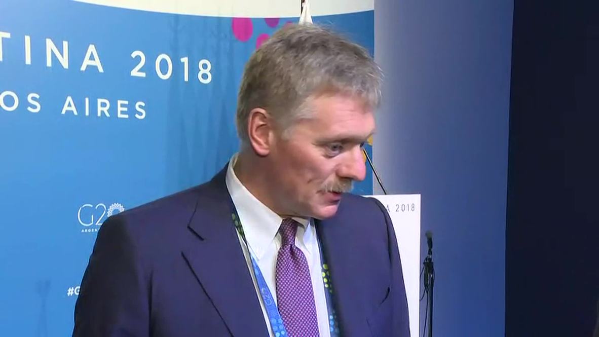 Argentina: Putin gave Merkel 'comprehensive explanation' on Kerch Strait incident - Peskov