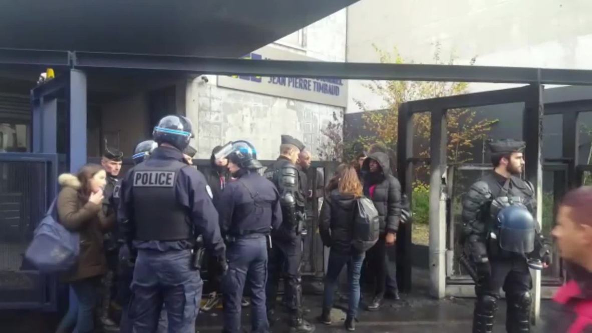 France: Several arrested in aftermath of student protests near Paris