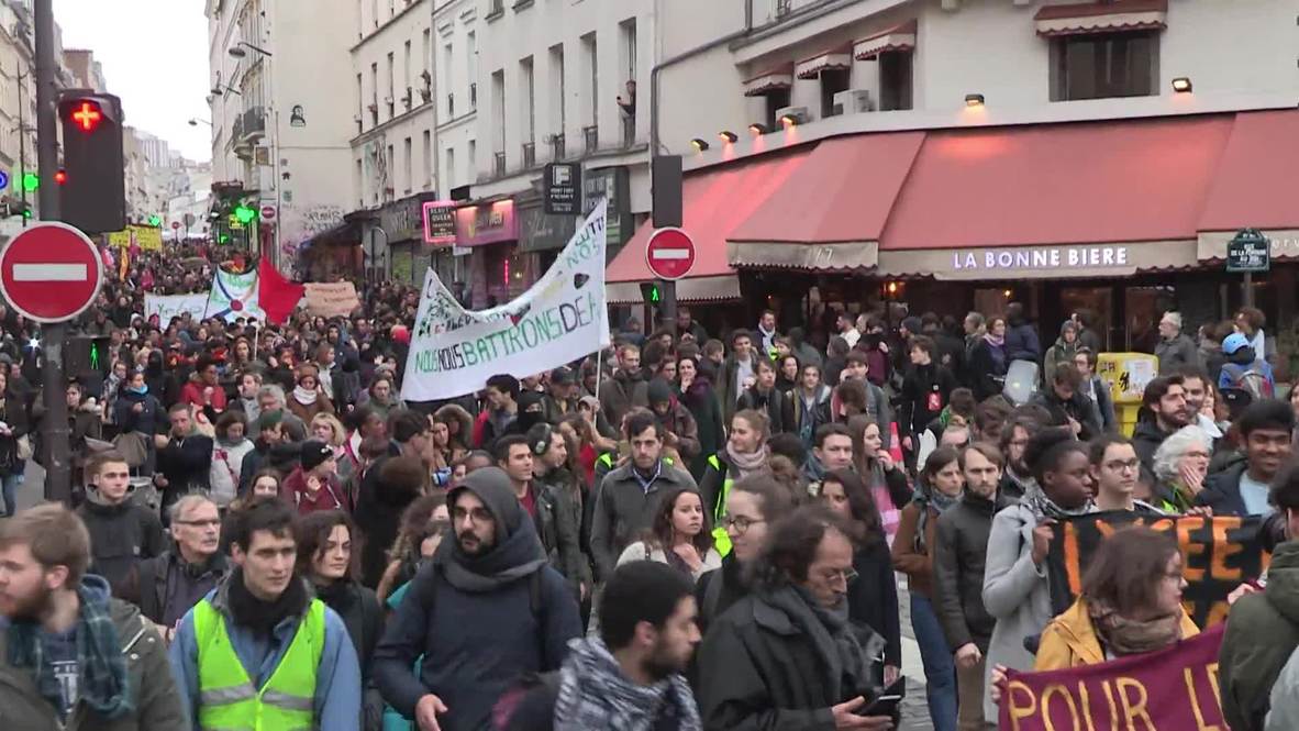 France: Students march through Paris in education reform protest