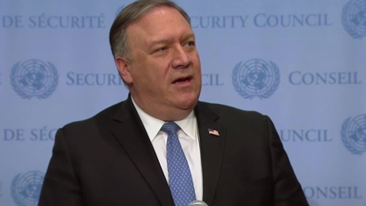 UN: Pompeo calls on UNSC to 'get serious' on Iran