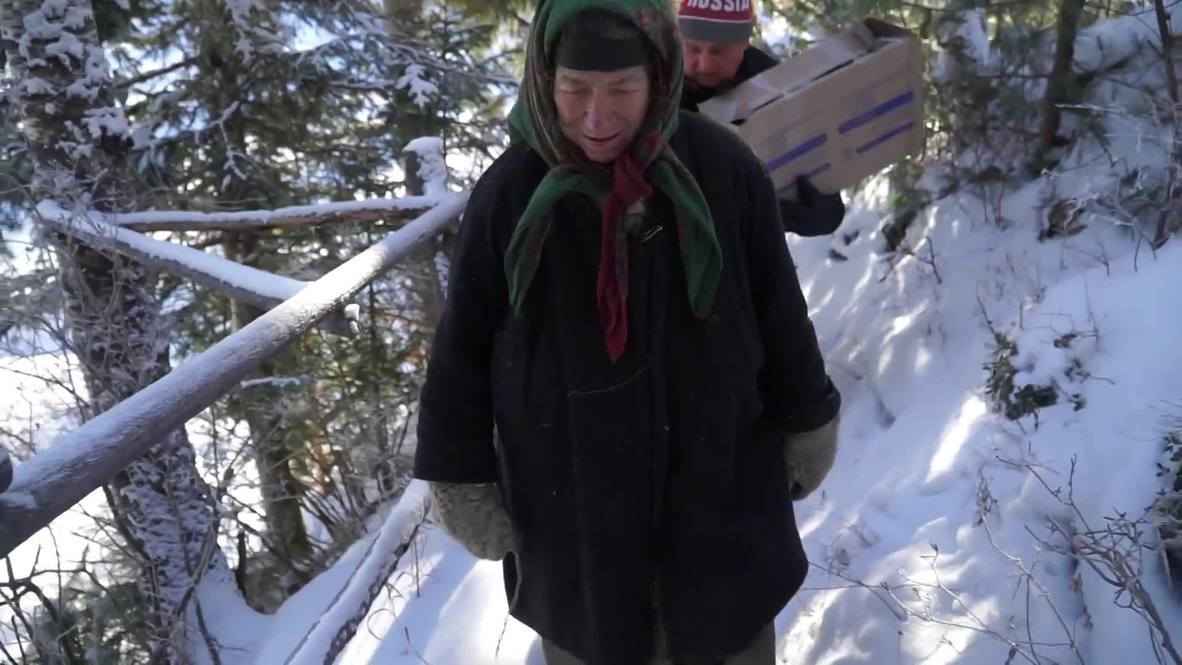 Russia: Help reaches oldest Russian hermit Lykova as she runs out of supplies