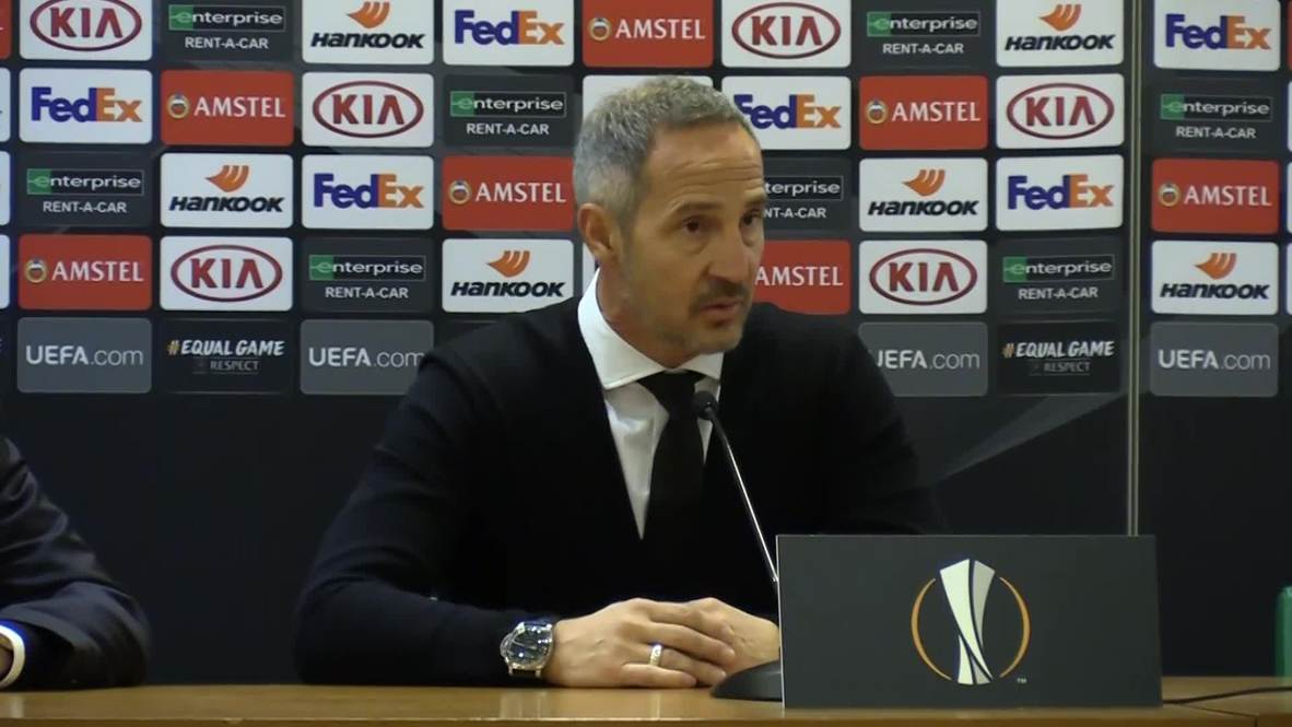 Italy: Lazio coach expresses 'shame' over Eintracht Frankfurt defeat