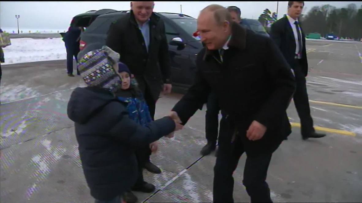 Putin arranges helicopter tour over St Petersburg for seriously ill boy