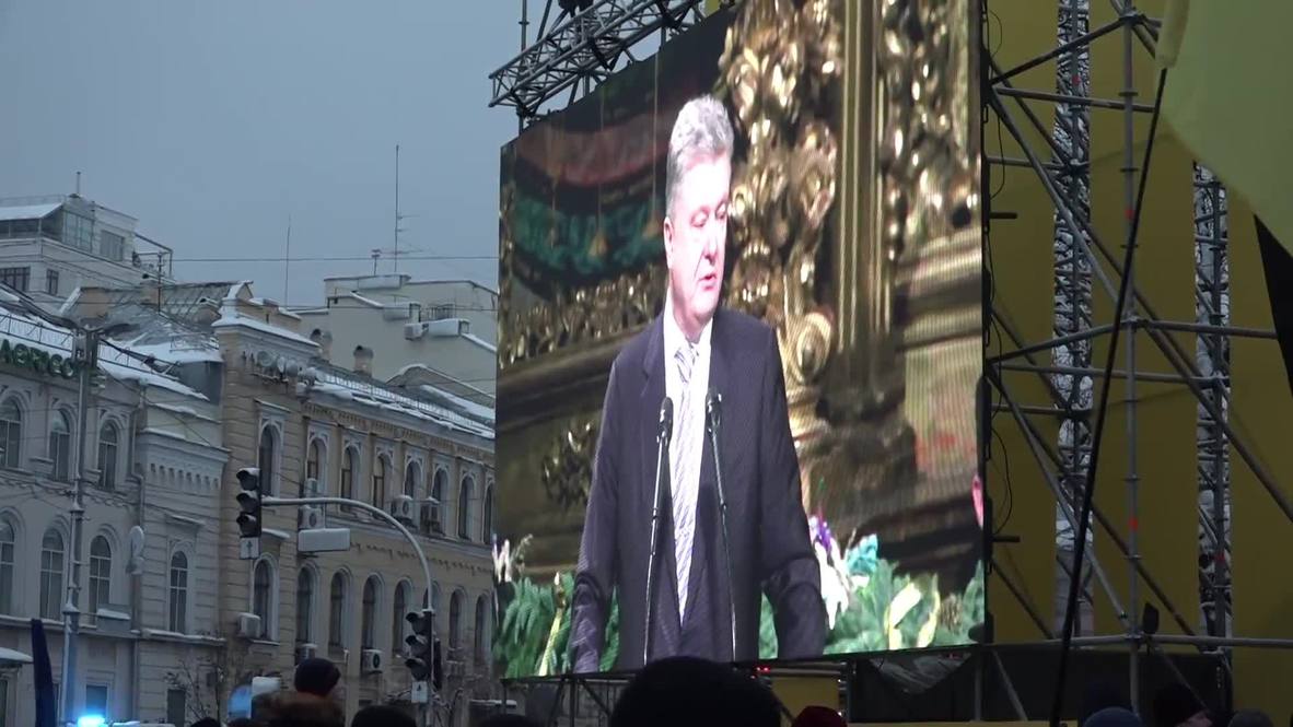 Ukraine: 'Spiritual independence' - Poroshenko on creation of independent Ukrainian church