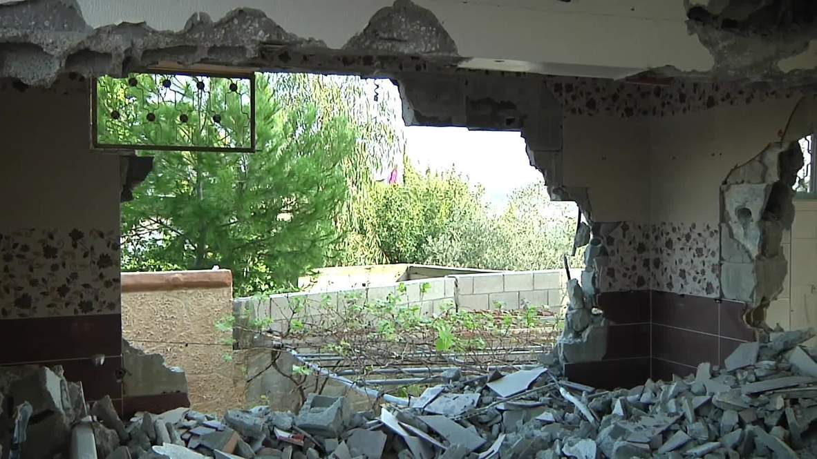 Estado de Palestina: Soldados israelíes derriban la vivienda el sospechoso del ataque en Barkan
