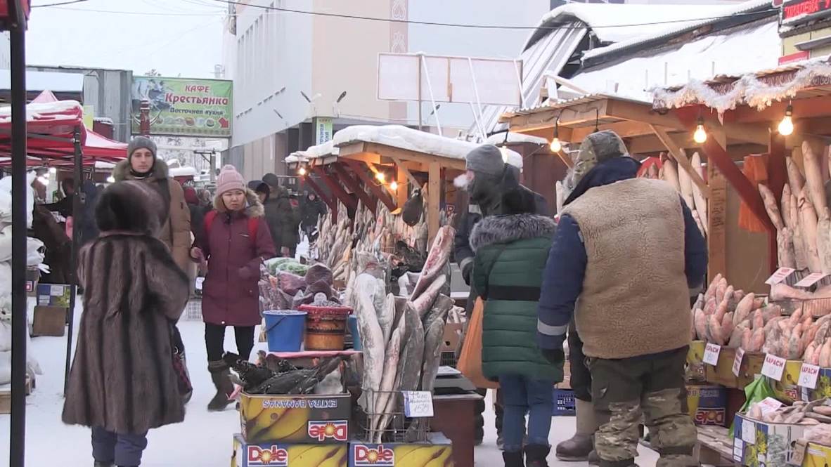 Would you work at -50C? SEE the world’s coldest market
