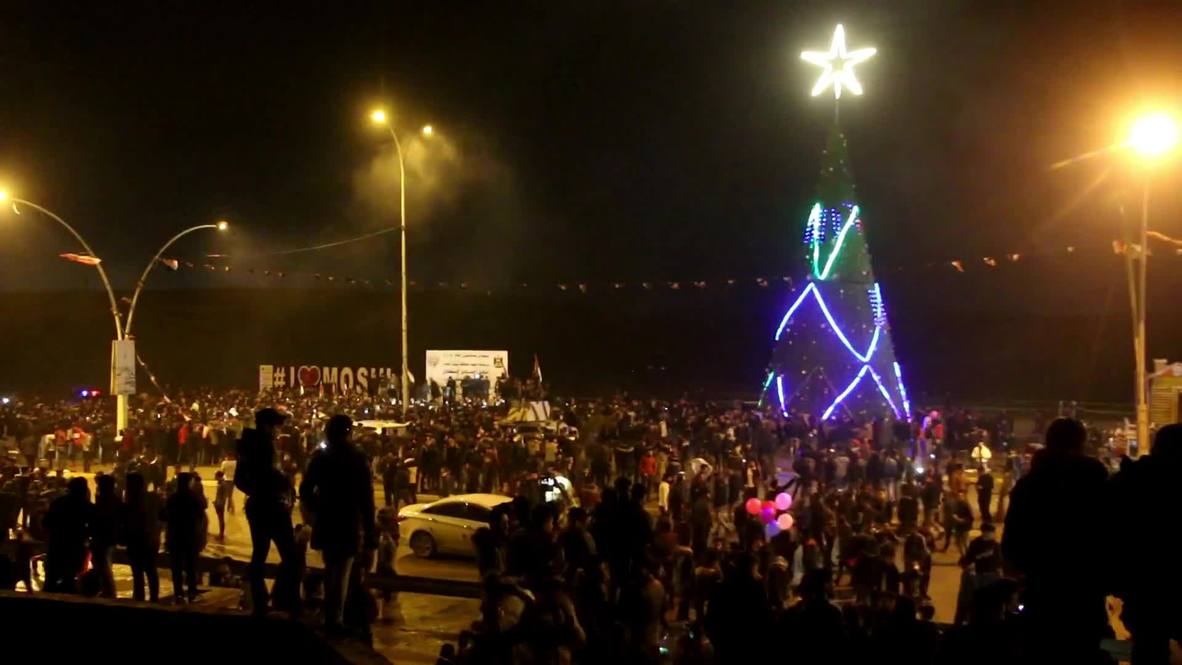 Mosul enjoys New Year celebrations after being freed from IS rule