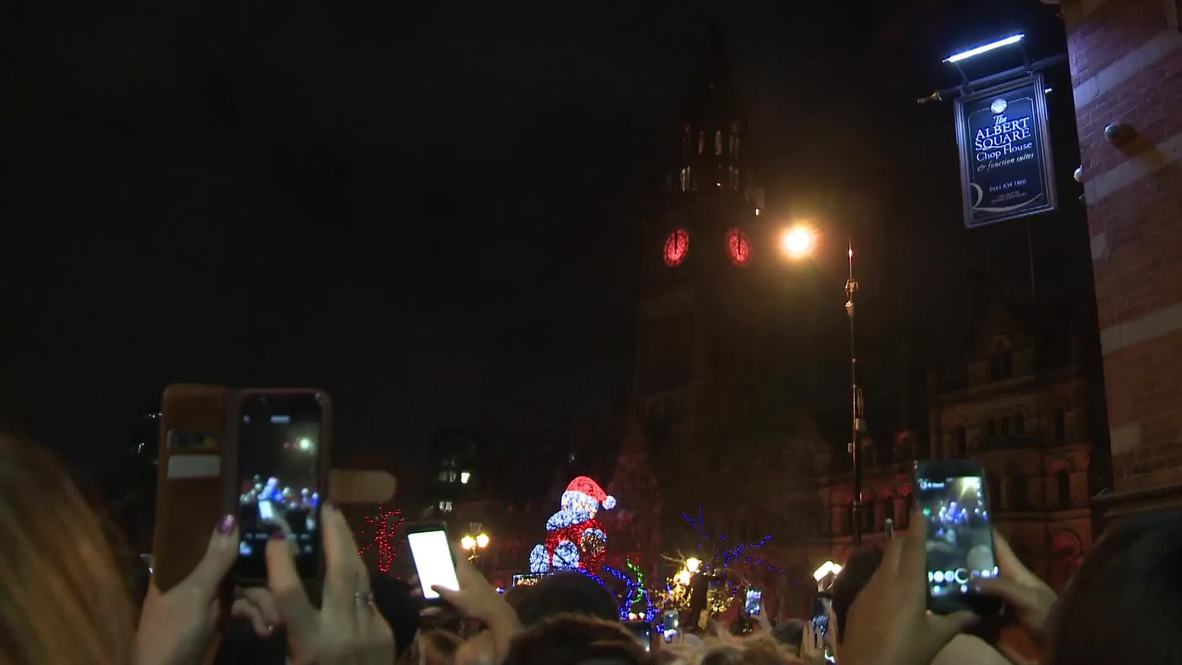 New Year's revellers have one too many in Manchester