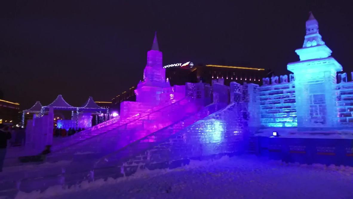 Moscow's largest ice festival wows visitors