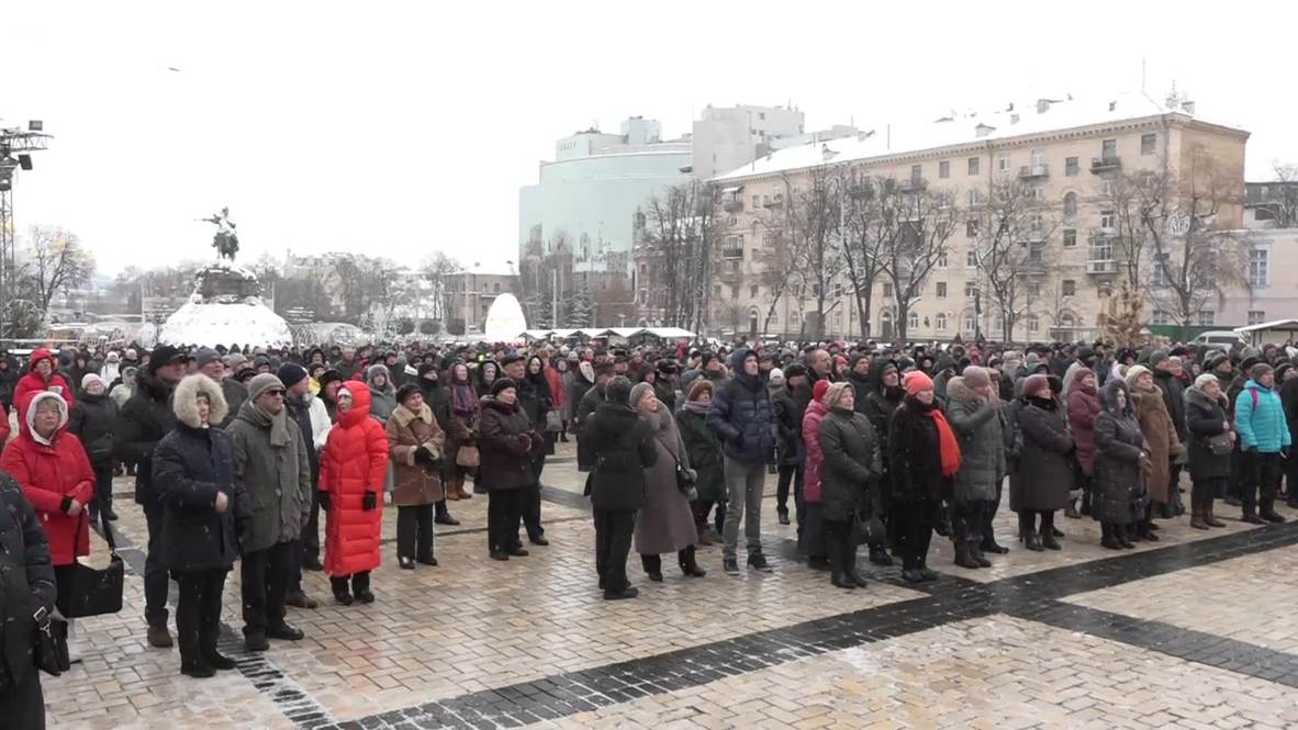 Ukraine: Decree of autocephaly on display during Christmas celebrations in Kiev