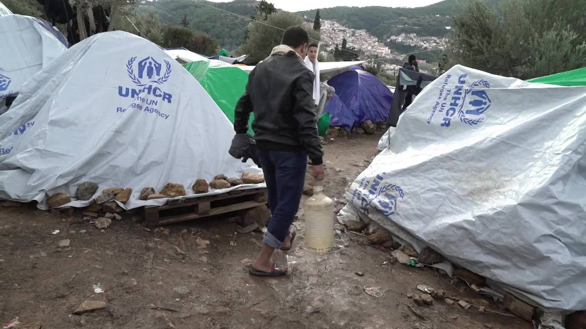 Greece: Refugees criticise slow asylum process at overcrowded Samos camp