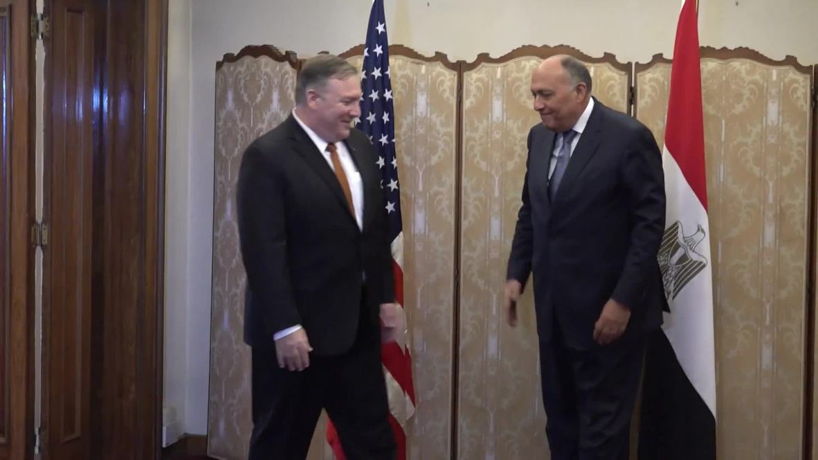 Egypt: Pompeo meets Egyptian FM in Cairo as Middle East tour carries on