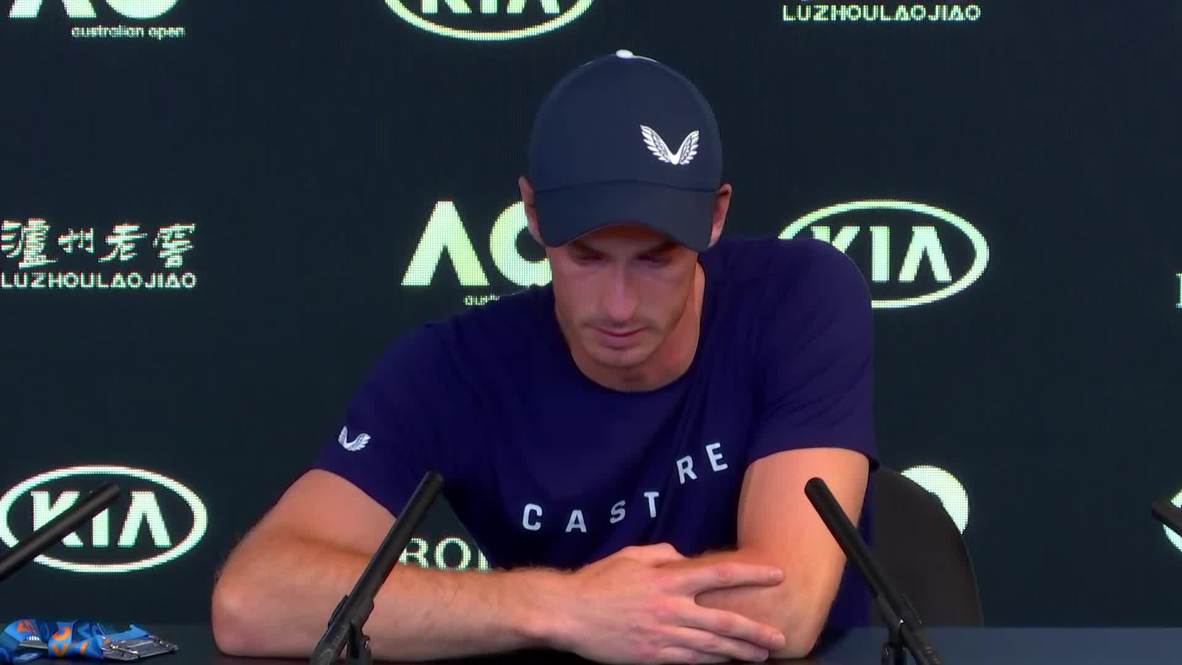 Australia: Andy Murray dice entre lágrimas que el Abierto de Australia podría ser su último torneo