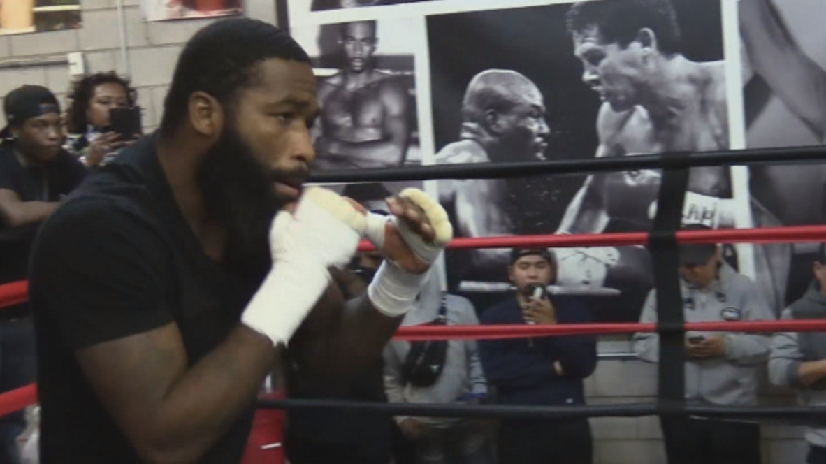 USA: Broner trains in Las Vegas ahead of Pacquiao bout