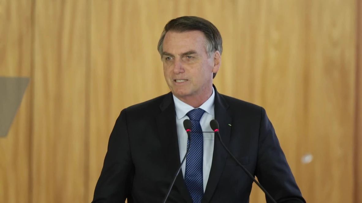 Brazil: Brazil's Bolsonaro and Argentina's Macri meet for first time