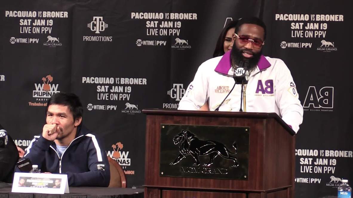 USA: Broner tells Pacquiao fans he 'sauteed German Shepherd' for them at press conference