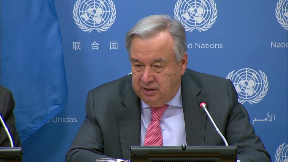 UN: US-North Korea talks should 'move on' - UN chief Guterres