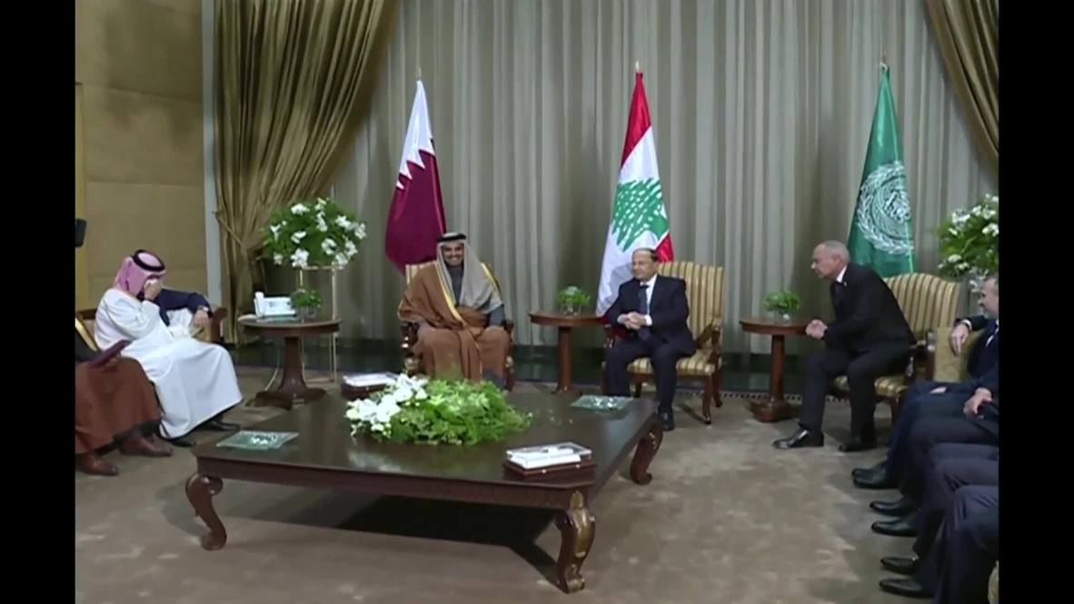 Lebanon: Qatari Emir arrives in Beirut for Arab Economic Summit