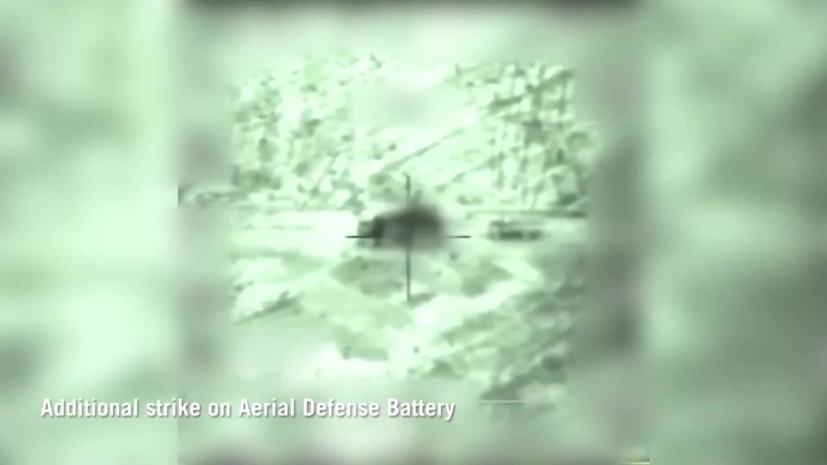 Syria: Israeli military releases video of strikes on alleged Iranian forces in Syria