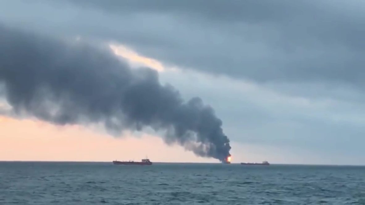 Rusia: 9 muertos tras la explosión de dos barcos en el estrecho de Kerch