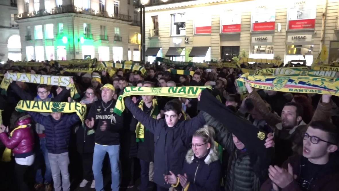 France: Fans hold memorial for missing former FC Nantes striker Sala