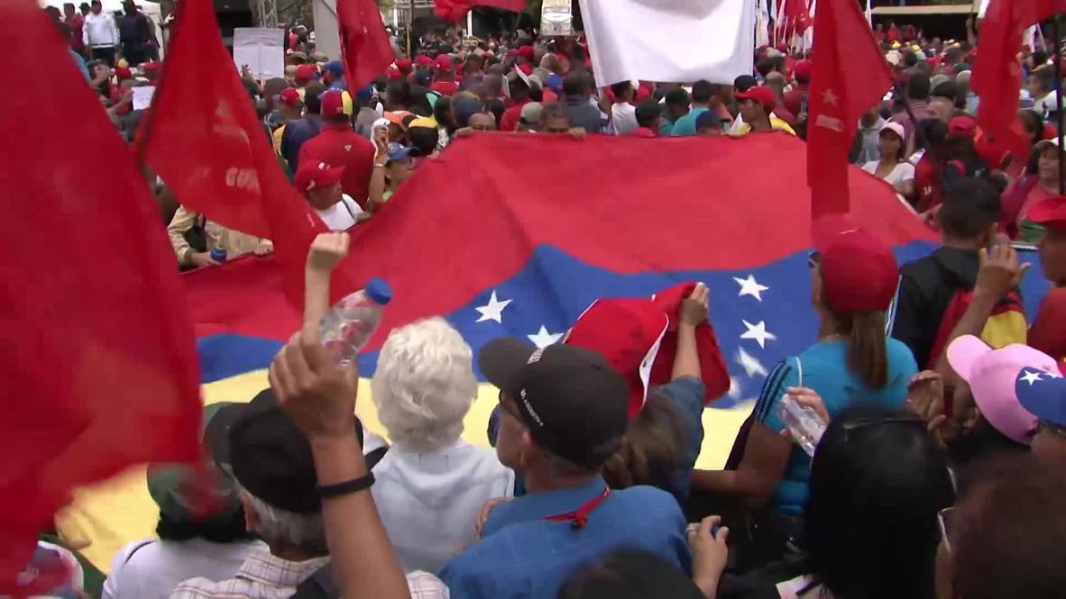 Venezuela: Pro-Maduro rally protests against opposition leader Juan Guaido