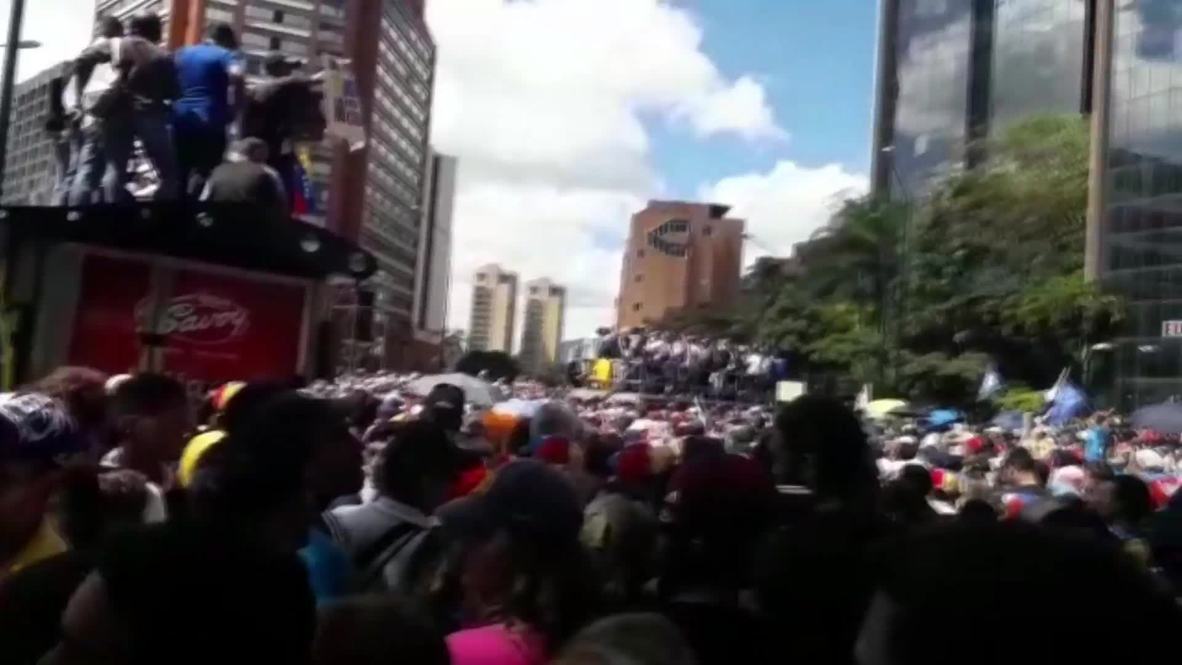 Venezuela: Anti-Maduro protesters hit the streets of Caracas