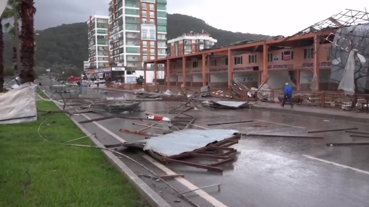 Turkey: One dead and ten injured after tornado strikes Antalya