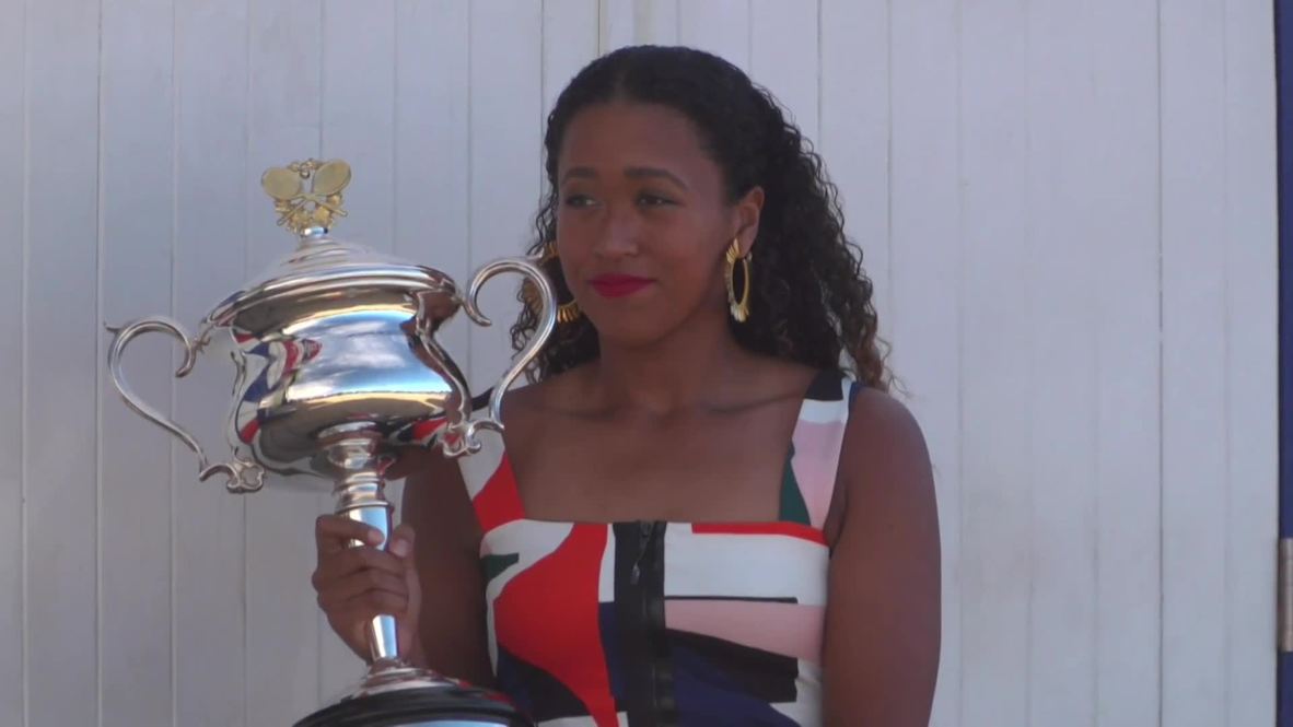 Australia: 'Dream come true' - Osaka strolls along beach after Open triumph