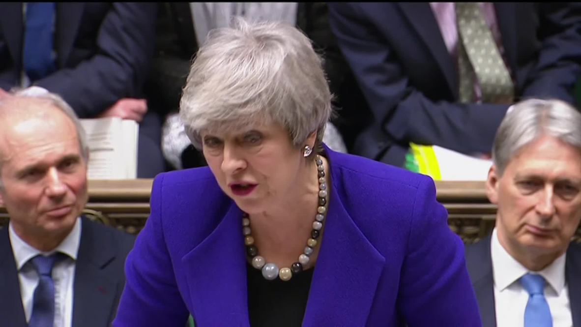 UK: May and Corybn clash at PMQs following passage of Brady amendment