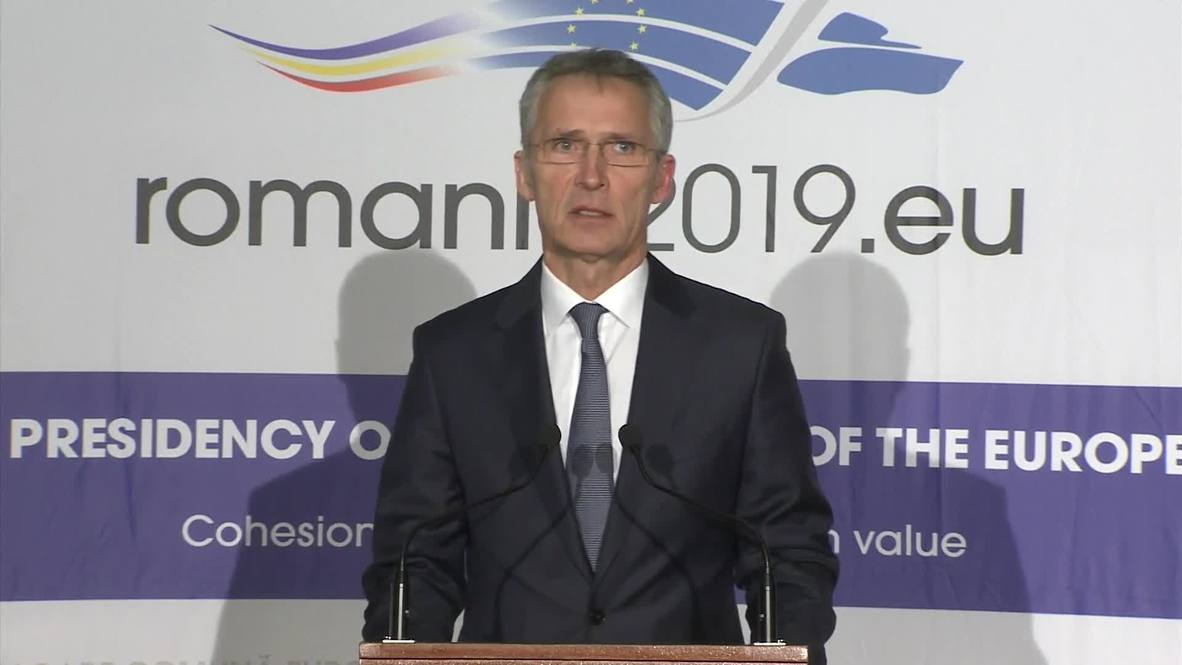 Romania: Stoltenberg accuses Russia of putting INF treaty in ‘jeopardy’