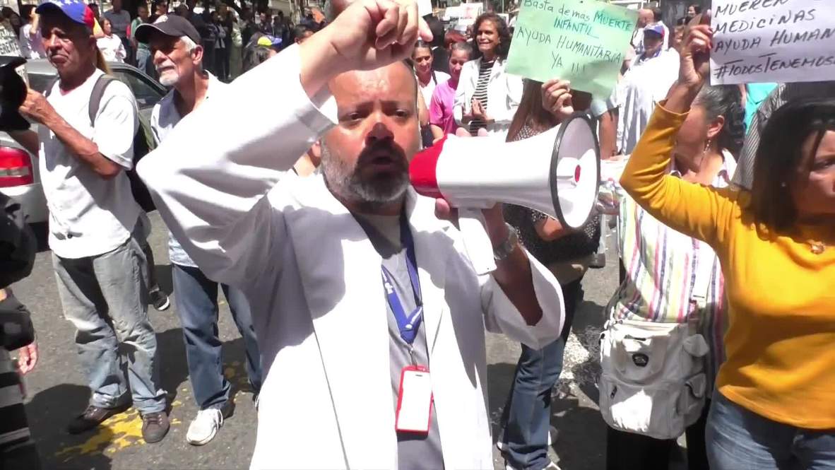 Venezuela: Manifestantes de la oposición salen a las calles para apoyar a Guaidó