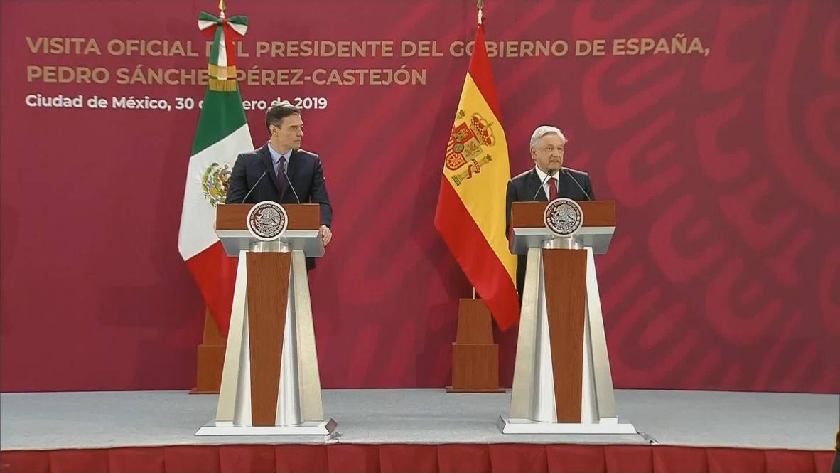 Mexico: Lopez-Obrador and Spanish PM differ on Venezuela