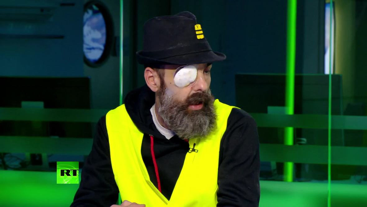 France: Prominent Yellow Vest activist Rodrigues calls for peaceful protests *EXCLUSIVE* *PARTNER CONTENT*