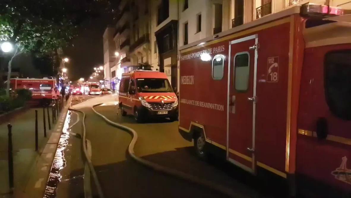 France: Seven dead after fire engulfs building in Paris