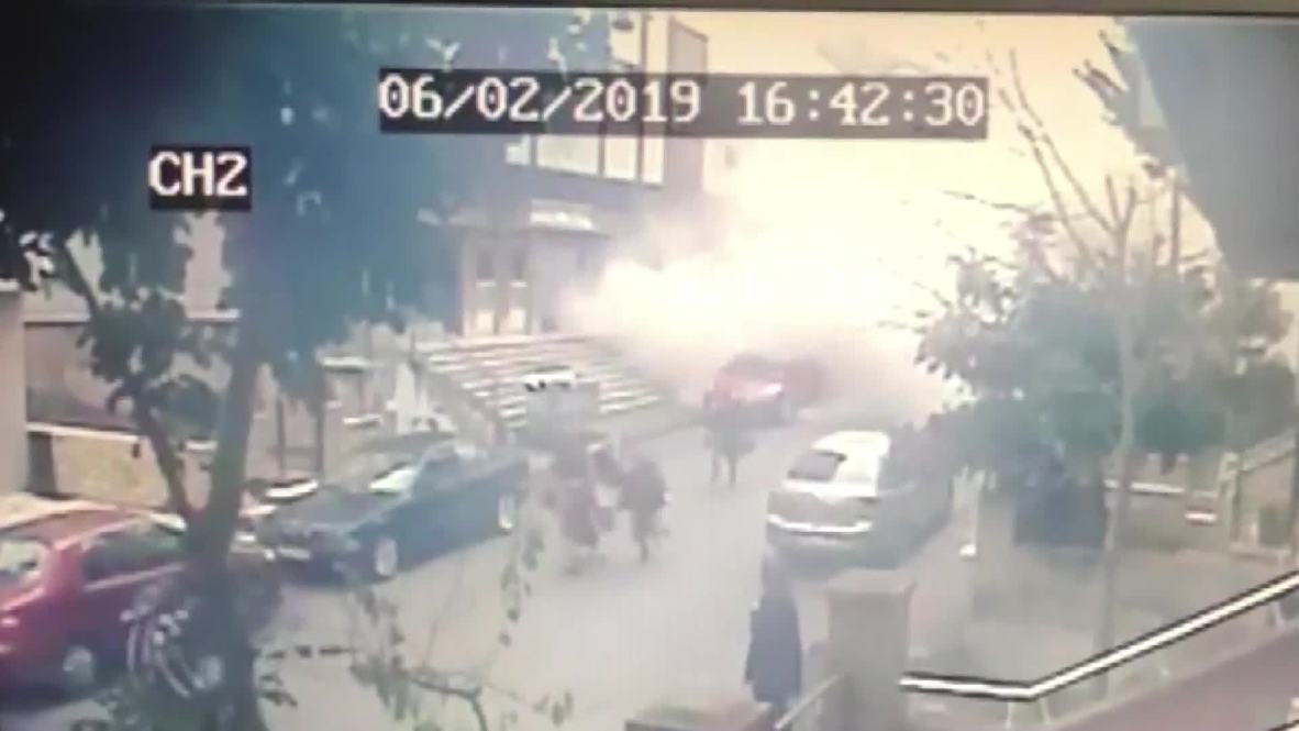 Turkey: CCTV captures moment of deadly building collapse in Istanbul