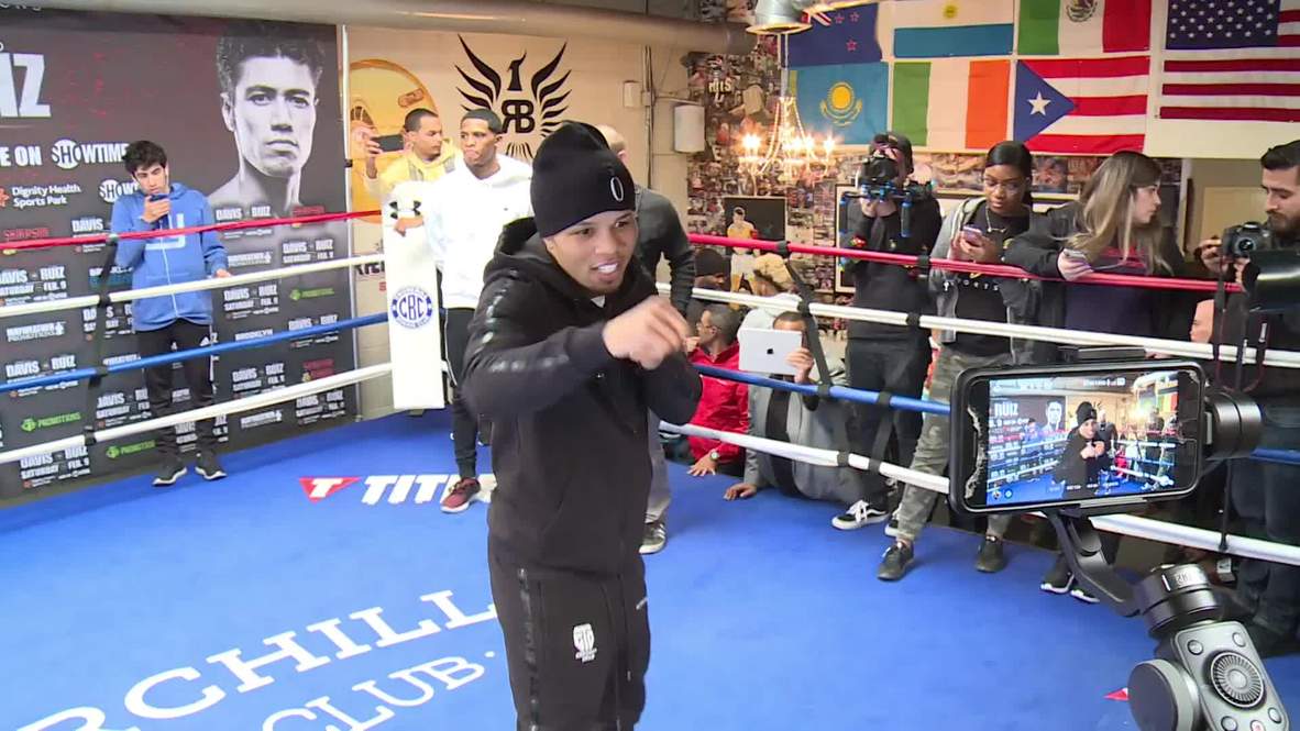 EE. UU.: Gervonta Davis y Hugo Ruiz se preparan para la gran pelea del sábado