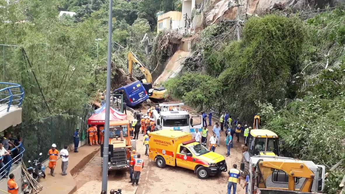 Brazil: Death toll reaches at least 6 after heavy rain, winds lash Rio