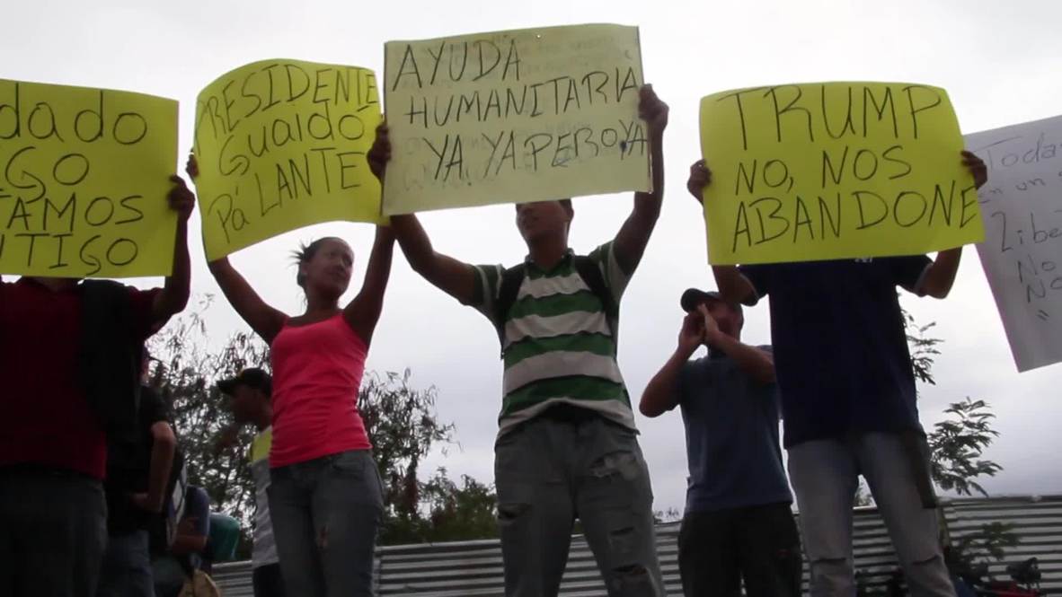 Colombia: Voluntarios preparan la ayuda humanitaria estadounidense para Venezuela
