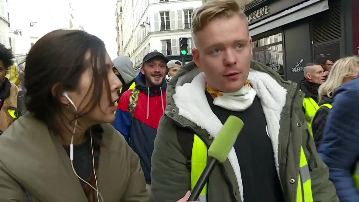 France: Eyewitness recalls how Yellow Vest protester lost hand in Paris *PARTNER CONTENT*