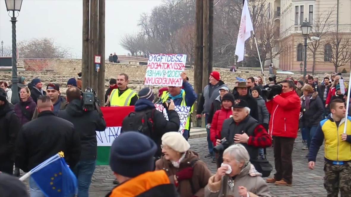 Hungary: Anti-Orban protest in Budapest