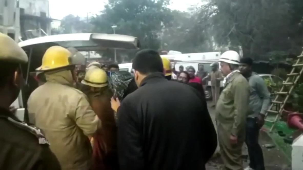 India: Rescue teams salvage bodies after 17 die in Delhi hotel blaze