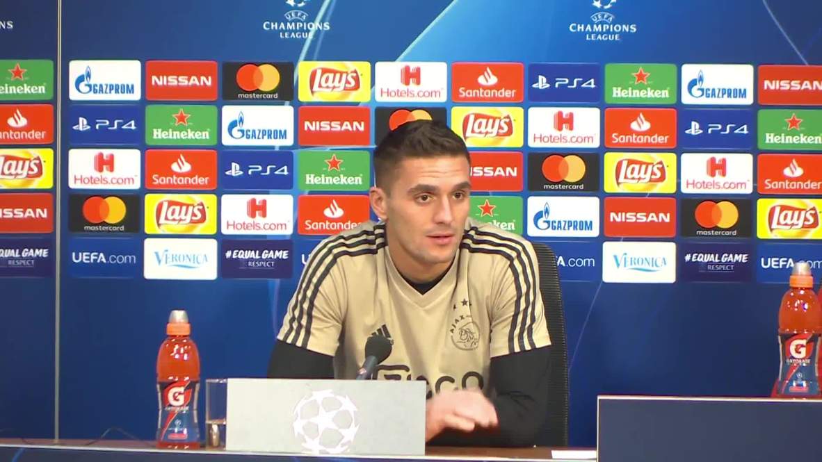 Países Bajos: Ajax tiene que “centrarse y disfrutar del partido” contra el Real Madrid - Tadic