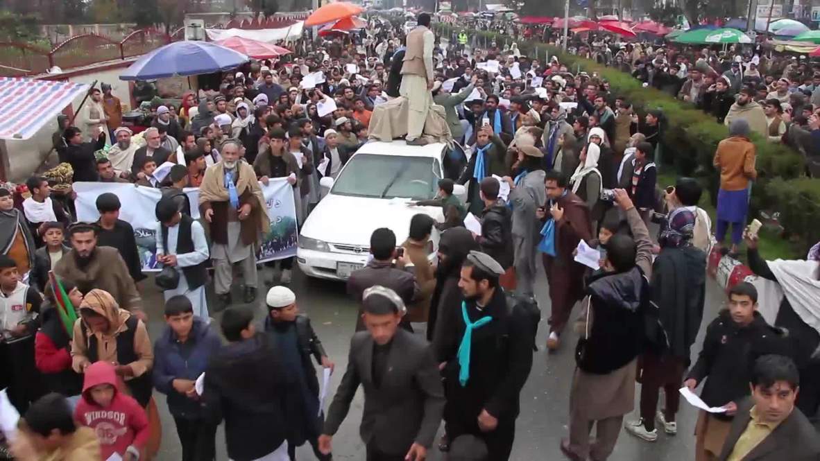 Afghanistan: Protesters decry US airstrikes in Laghman Province