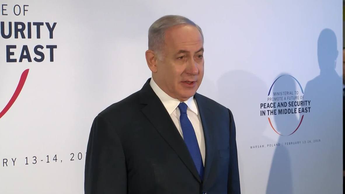 Poland: Netanyahu hails talks as 'pivotal turning point' in Arab attitudes to Iran