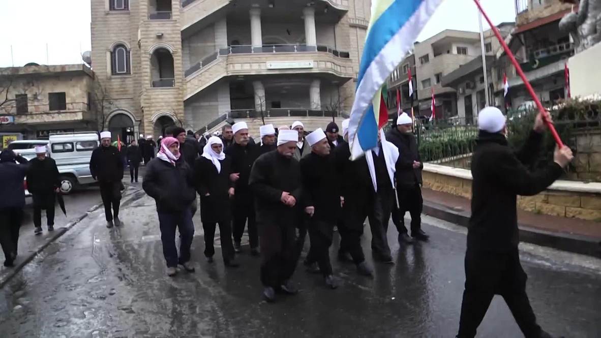 Israel: Golan Heights Druze rally on 37th anniv. of National Open Strike against Israeli occupation