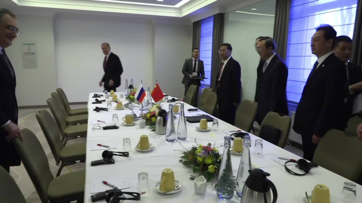 Germany: Lavrov and China's Yang discuss bilateral ties in Munich