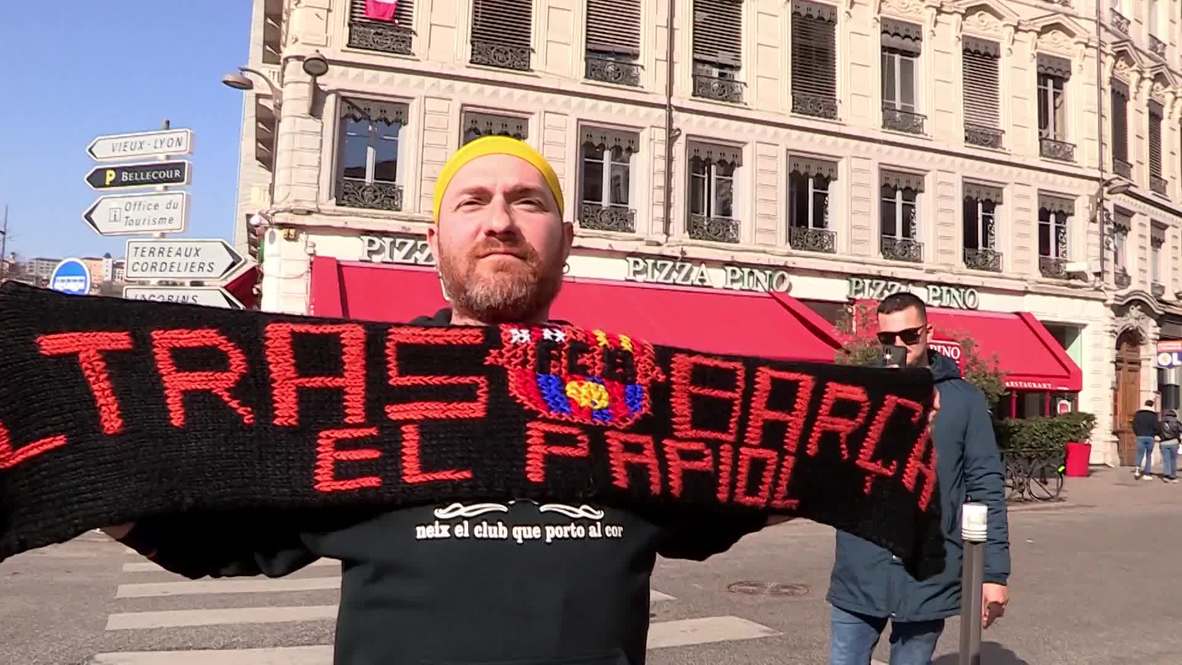 France: Barca and Lyon fans gear up for Champions League clash in Lyon