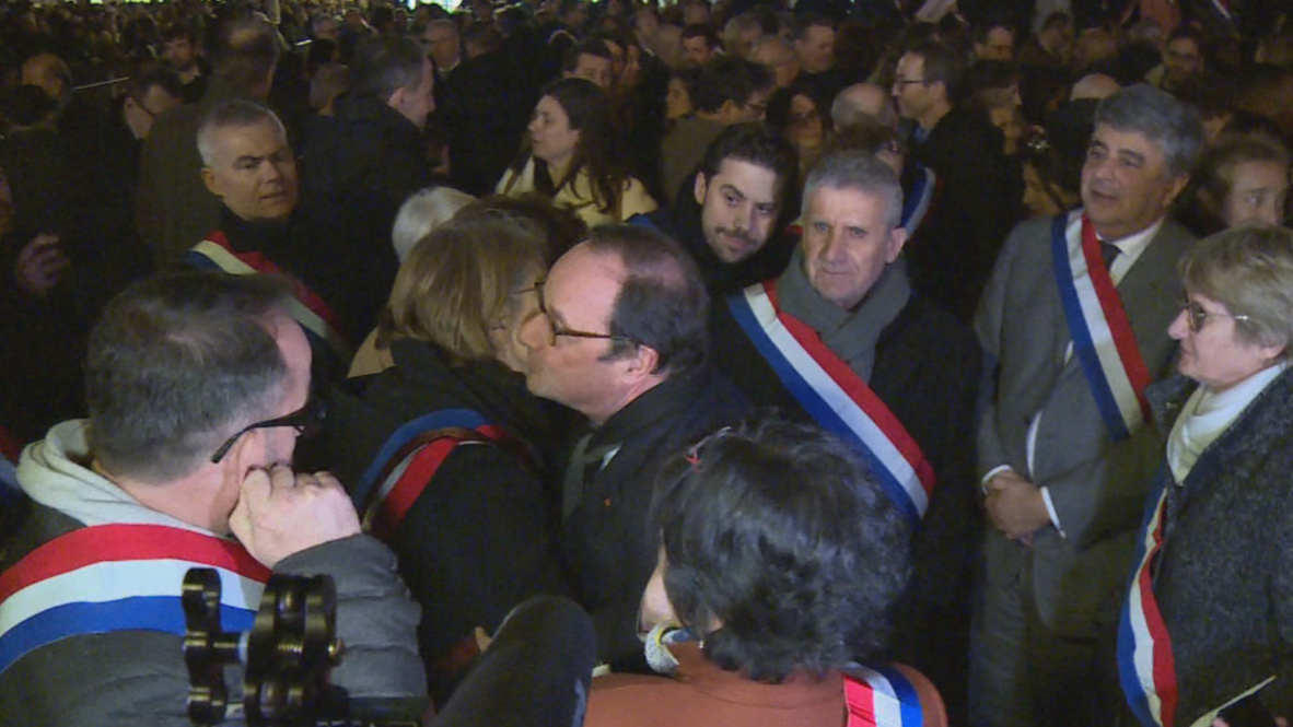 France: Hollande, PM Phillipe join rally to decry anti-Semitism in Paris