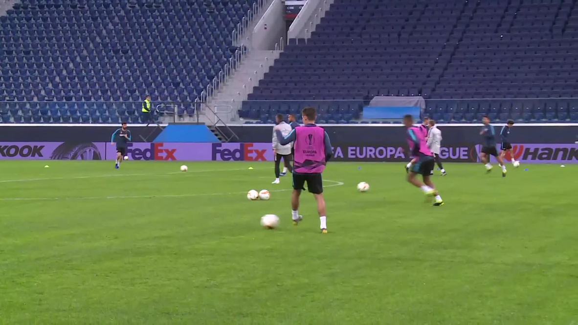 Russia: Zenit train in St. Petersburg ahead of Fenerbahce clash